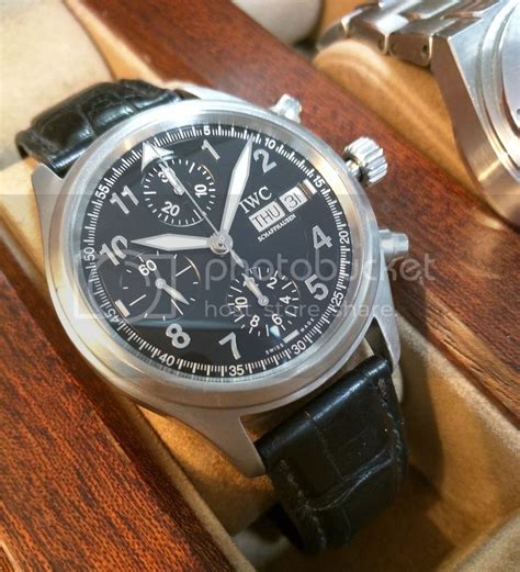 iwc 3706 spitfire replica|fliegerchronograph 3706 review.